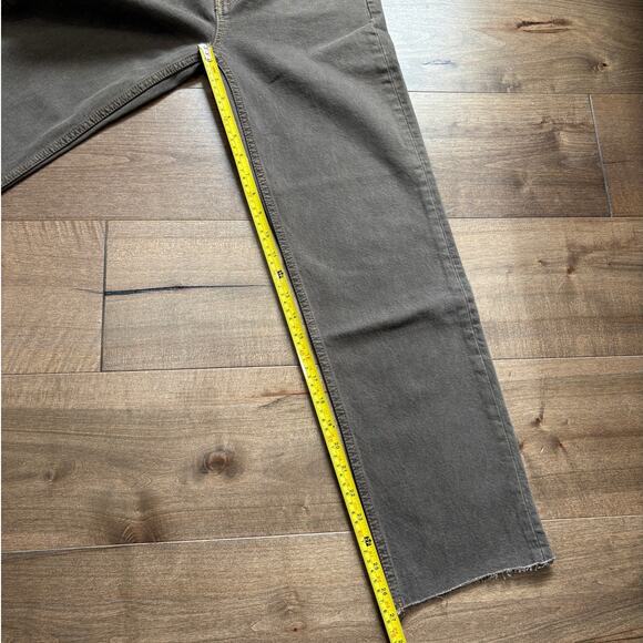 Redone Women's 70s Ultra High-Rise Stove Pipe Jeans size 25 Washed Chocolate NWT - Picture 3 of 8
